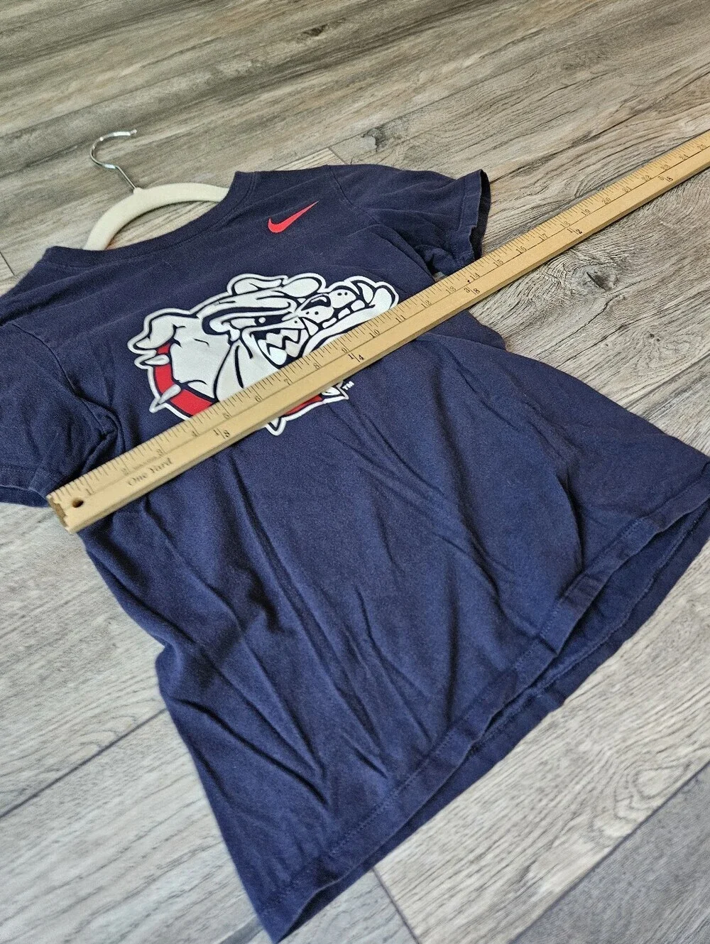 Nike Navy Short-Sleeve Bulldog Graphic Tee Gonzaga